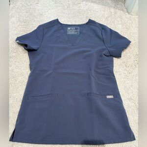 FIGS XS Women's Purple [Space Navy] Casma Scrub Top